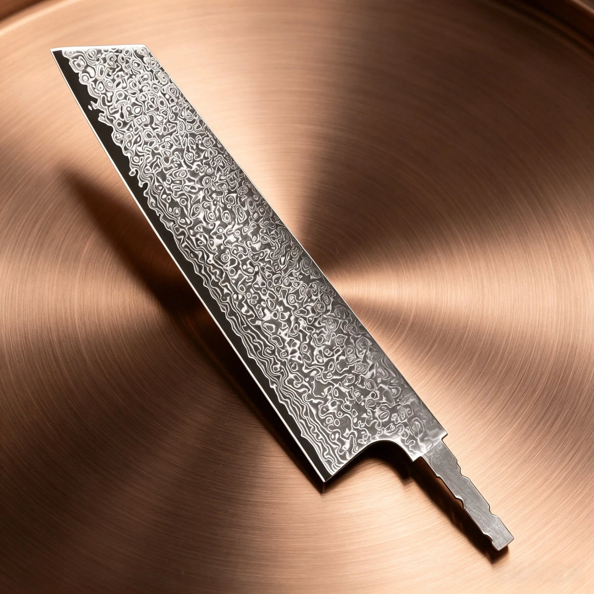 Damascus Steel DIY Knife Blank – Hand-Forged Cleaver Blade Damascus Knife Blank Axl Kiritsuke Blade
