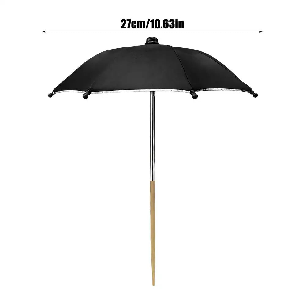Adjustable Plant Shade Umbrella – UV & Waterproof Garden Parasol Garden Shade Parasol Axl Black