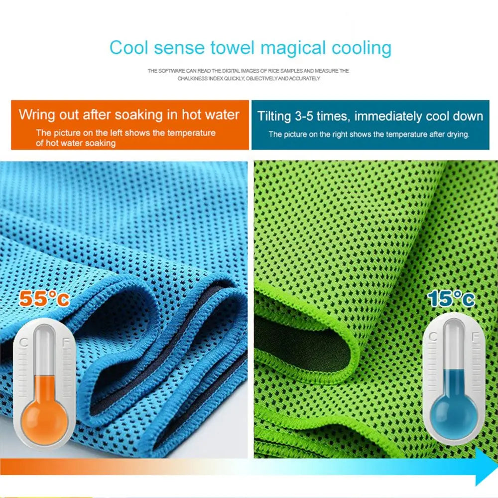 Quick-Dry Cooling Sport Towel – Gym, Yoga, Swimming & Outdoor Cooling Sport Towel Axl