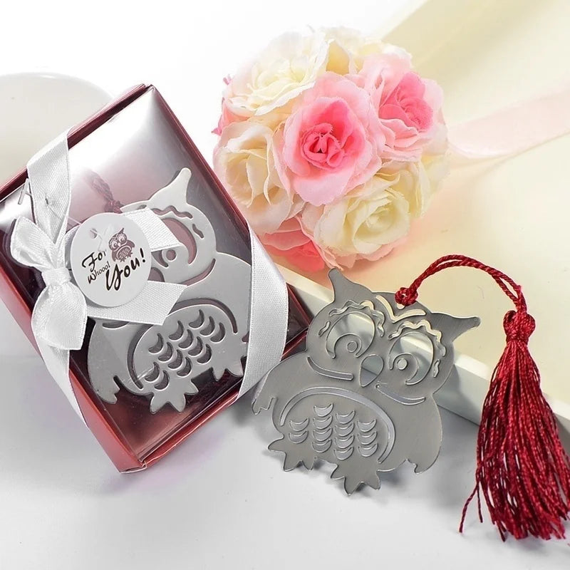 Cute Owl Metal Bookmark with Tassel – Gift for Kids & Students Metal Bookmark Axl