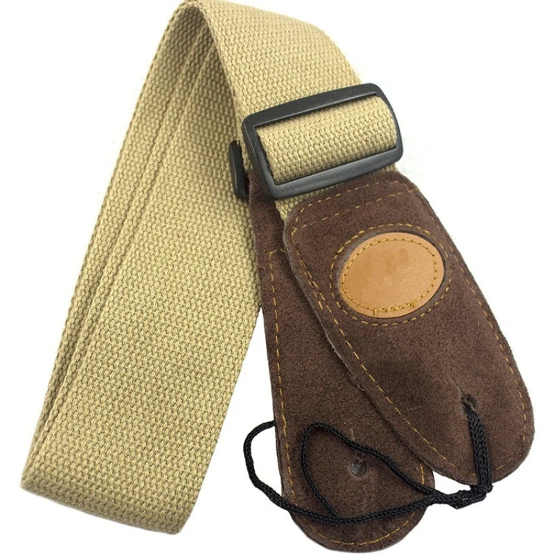 Adjustable Cotton Guitar Strap – Acoustic, Electric & Bass Guitar Strap Axl