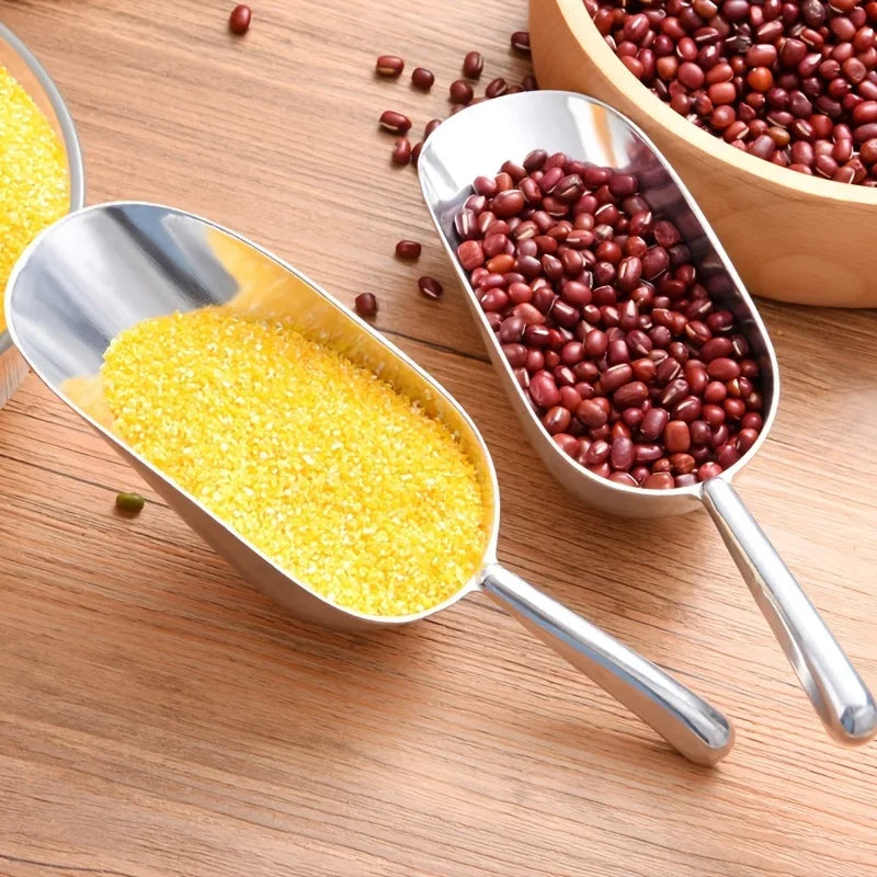 Stainless Steel Multi-Purpose Spoon – Ice & Grain Scoop Kitchen Scoop Spoon Axl