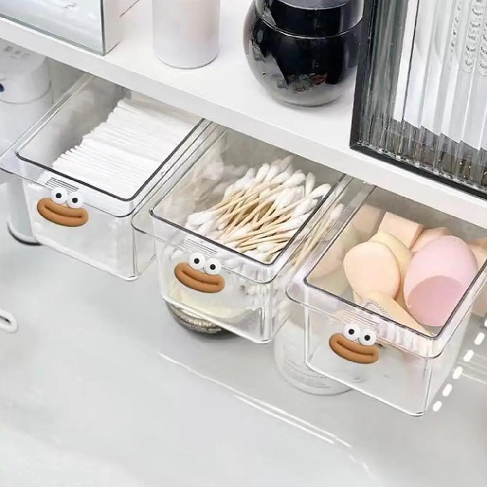 Drawer-Style Bathroom Storage Box – Clear Plastic Organizer Bathroom Storage Box Axl