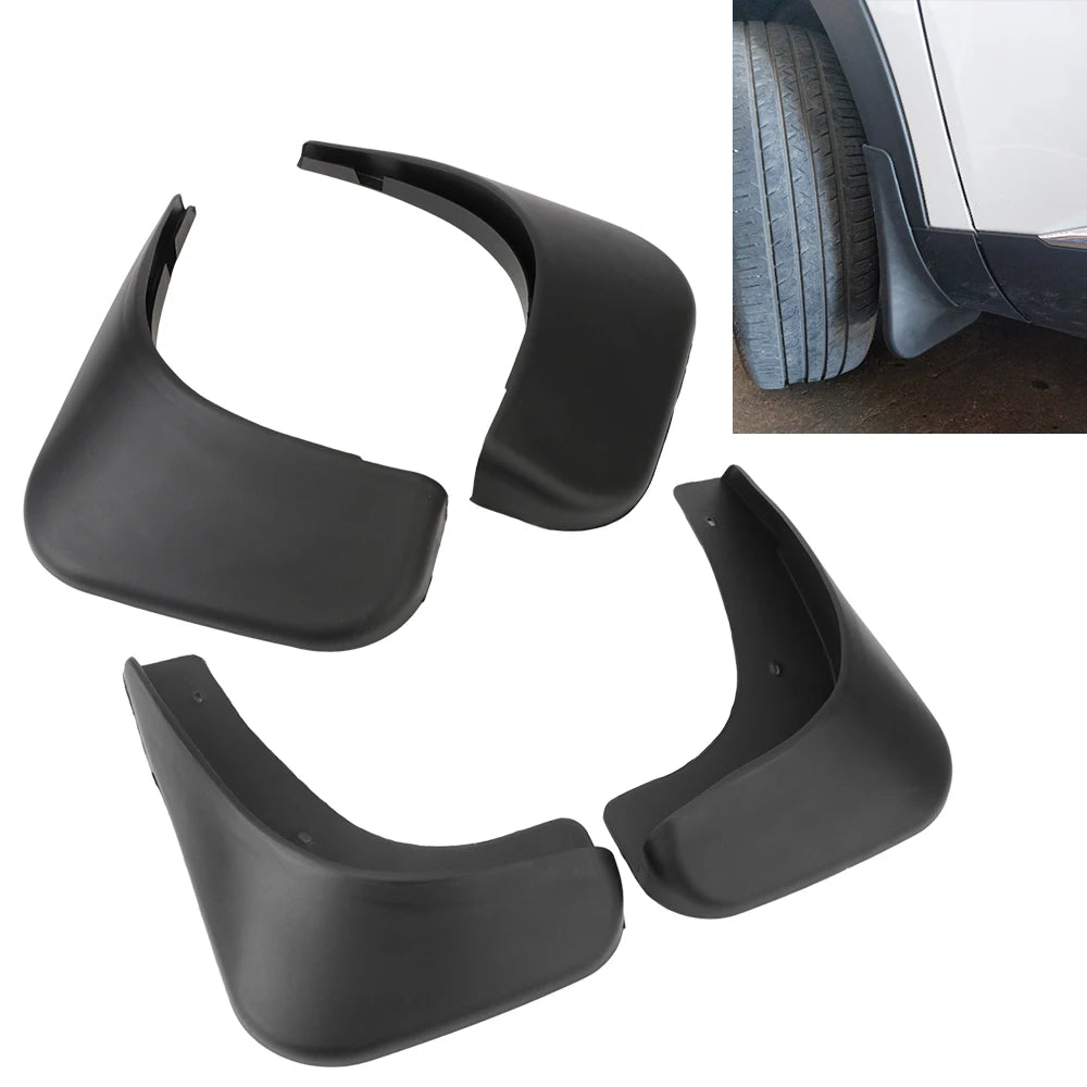 VW Touran & Caddy ABS Mud Flaps – 4-Piece Splash Guard Set Mud Flap Set Axl