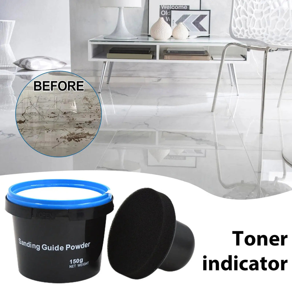 Auto Body Guide Coat Powder with Sponge Handle – 150g Auto Body Repair Tool Axl