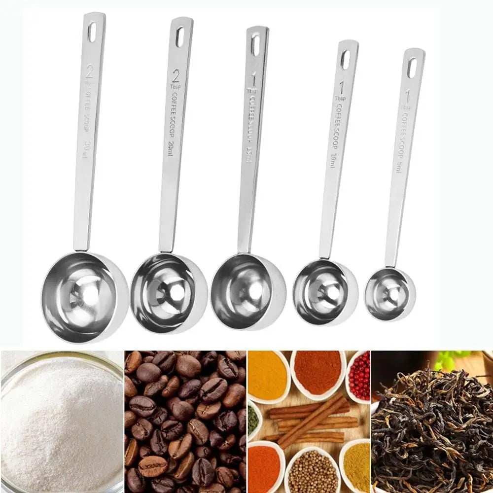 Stainless Steel Coffee Scoop Measuring Spoon 5–30ML Measuring Spoon Axl