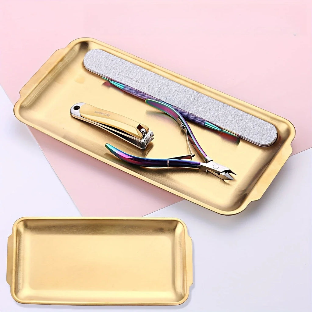 Square Nail Tool Storage Tray – Nail Studio Desktop Organizer Nail Tool Organizer Axl