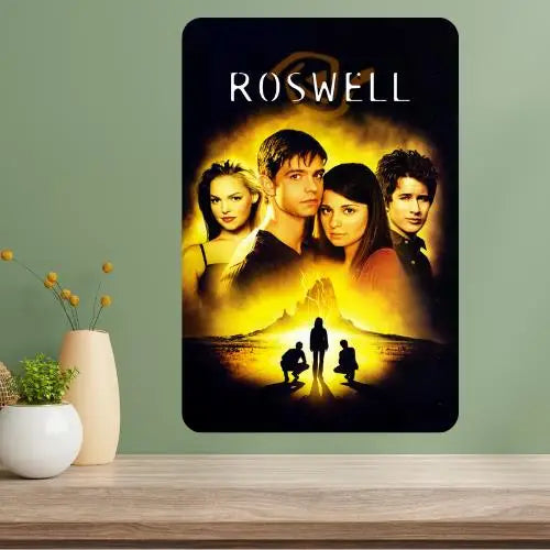 Roswell Classic TV Show Metal Poster Sign | Retro Wall Decor Metal Wall Sign Axl aluminum sign aluminum 14x20cm