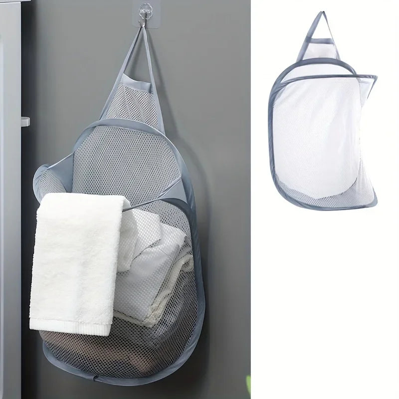 Foldable Wall-Mounted Laundry Basket – Hanging Clothes Hamper Laundry Hamper Axl