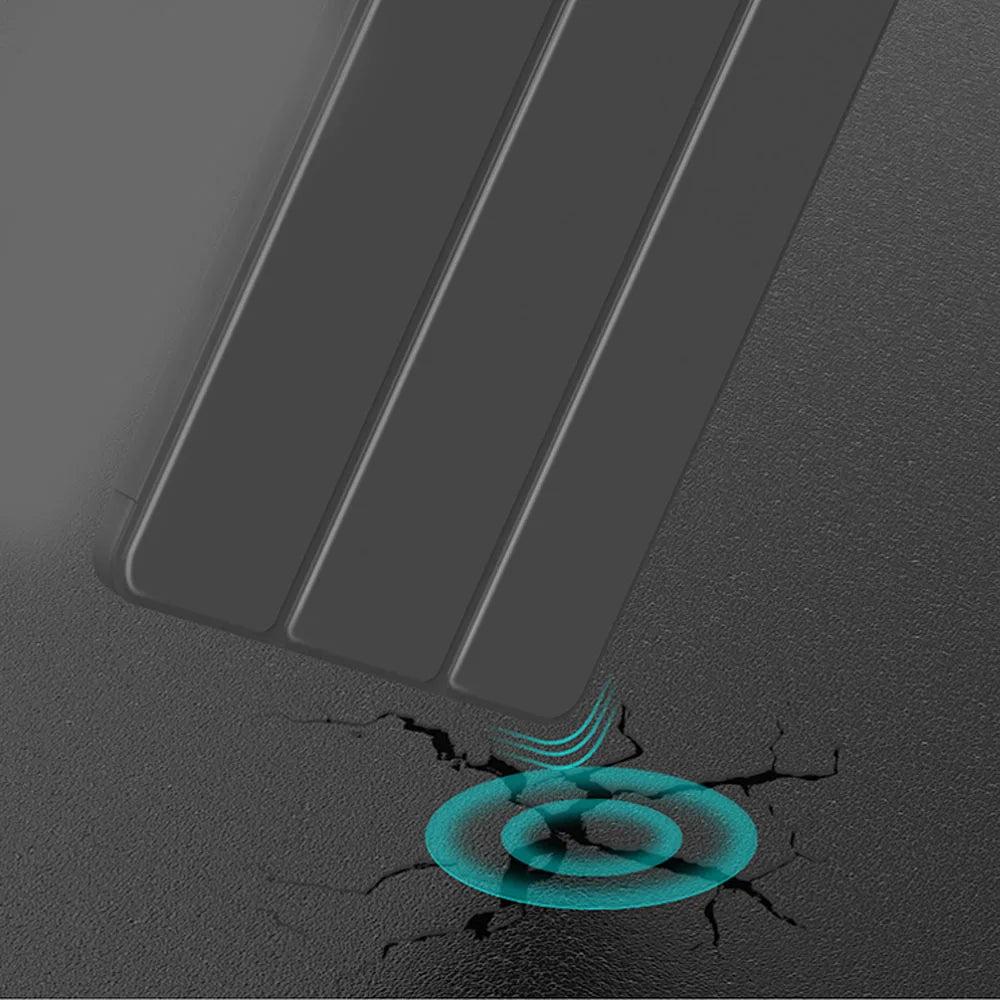 Slim iPad Case Hard Shell Fold Stand – Multi-Gen Compatible Tablet Case Axl