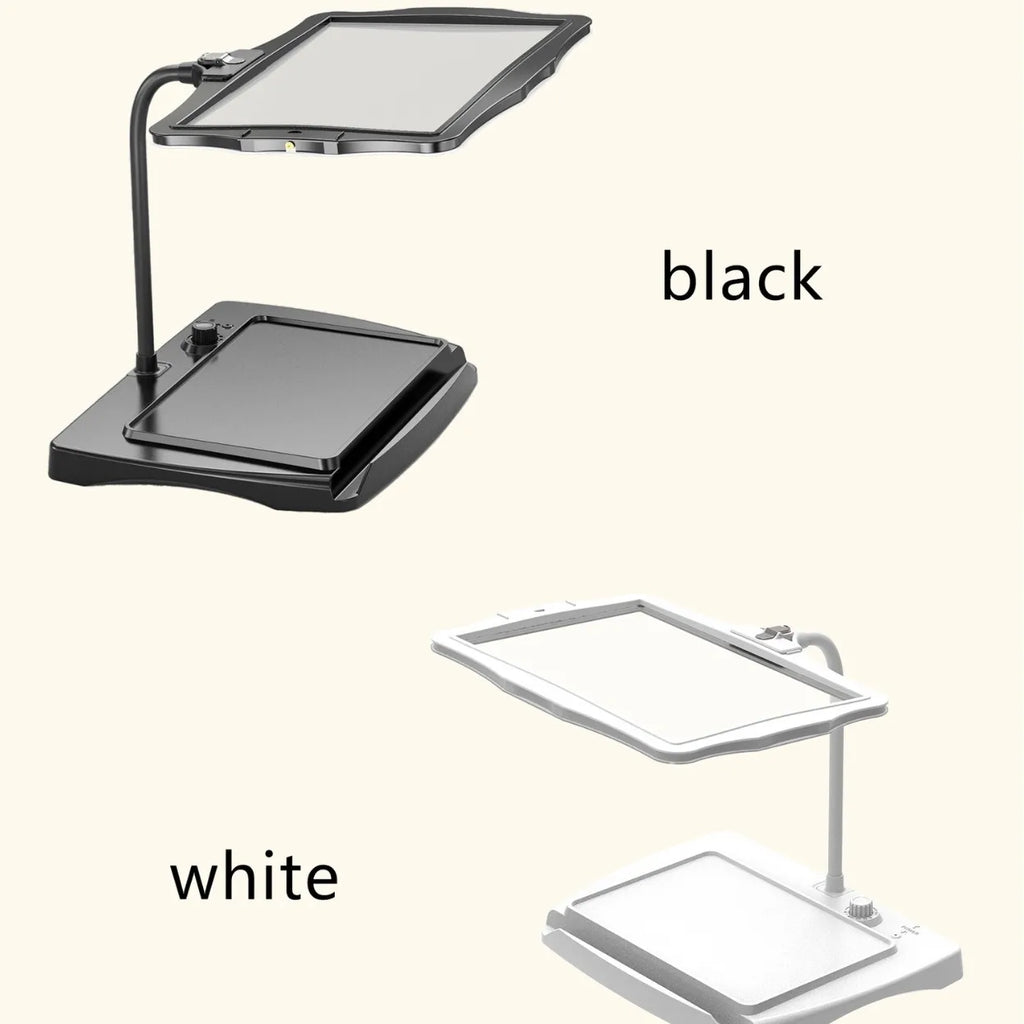 Rechargeable Magnifying Glass – Large Lens & Detachable Light Illuminated Magnifier Axl