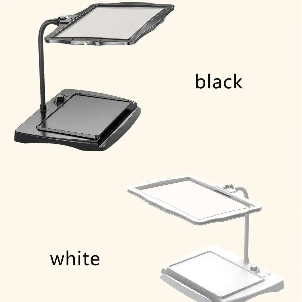 Rechargeable Magnifying Glass – Large Lens & Detachable Light Illuminated Magnifier Axl