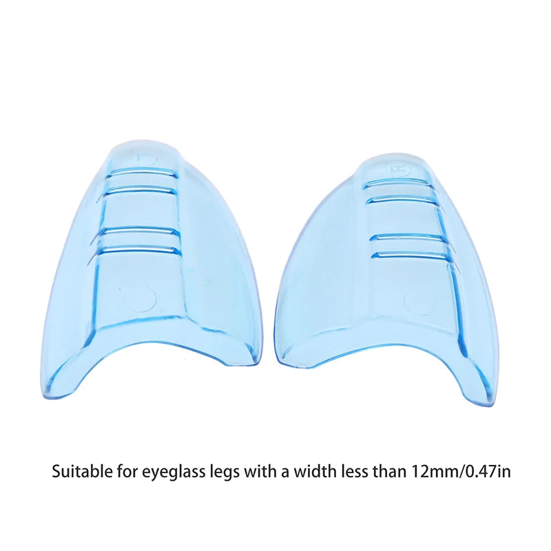 TPU Safety Glasses Side Shields | 12/17mm Universal Fit Pair Glasses Side Shield Axl Double hole Blue