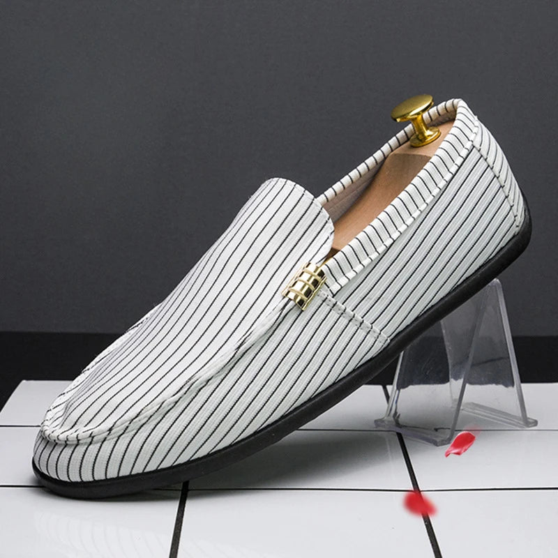 YBQJOO Men's Slip-On Loafers – Lightweight Breathable Flats Men's Loafers Axl