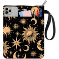 Book Sleeve with Zipper – Sun Moon Stars Waterproof Pouch Book Sleeve Axl AECH04-18685