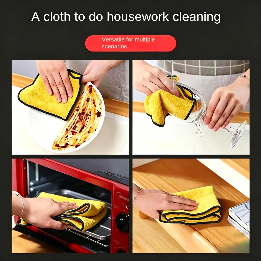 Microfiber Cleaning Cloths – Absorbent Kitchen & Car Towels Microfiber Cleaning Cloth Axl