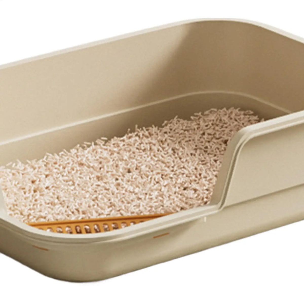 Large Semi-Enclosed Cat Litter Box with Scoop – Anti-Splash Cat Litter Box Axl