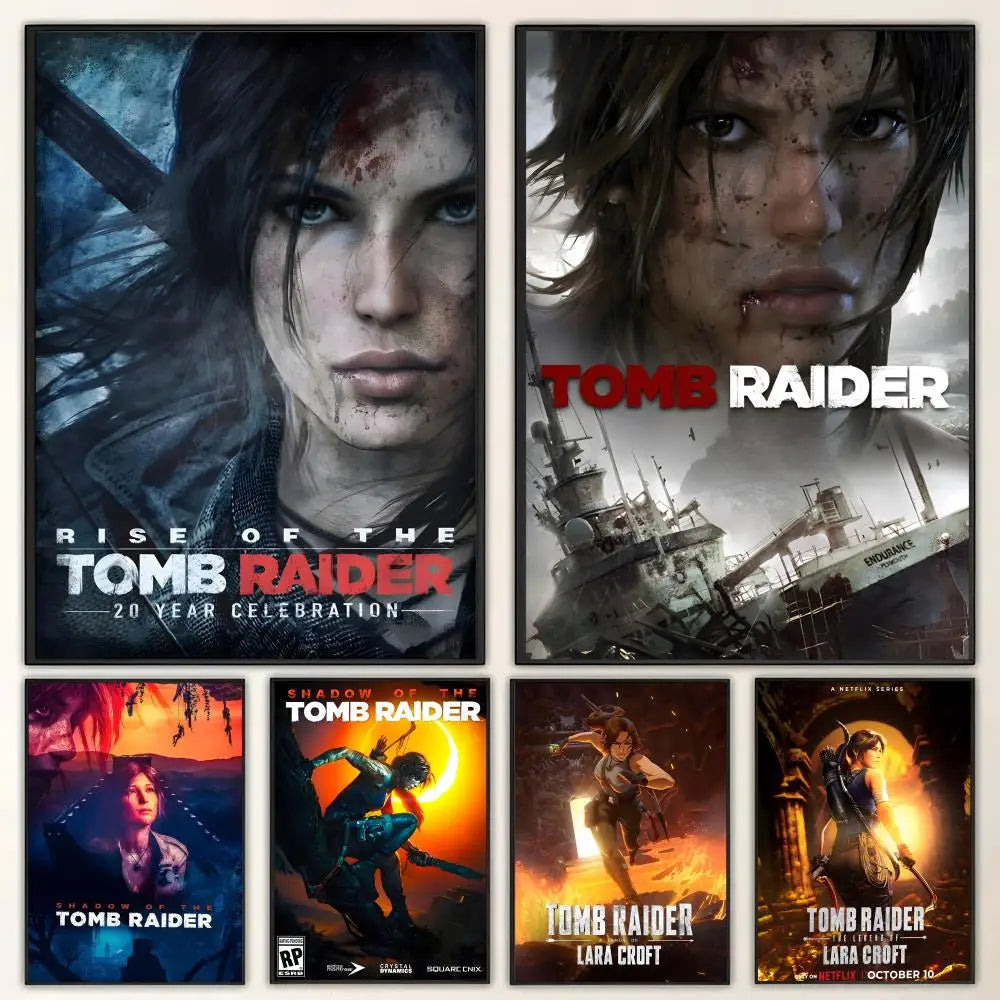 Shadow of the Tomb Raider HD Wall Poster – Game Room Decor Wall Art Poster Axl