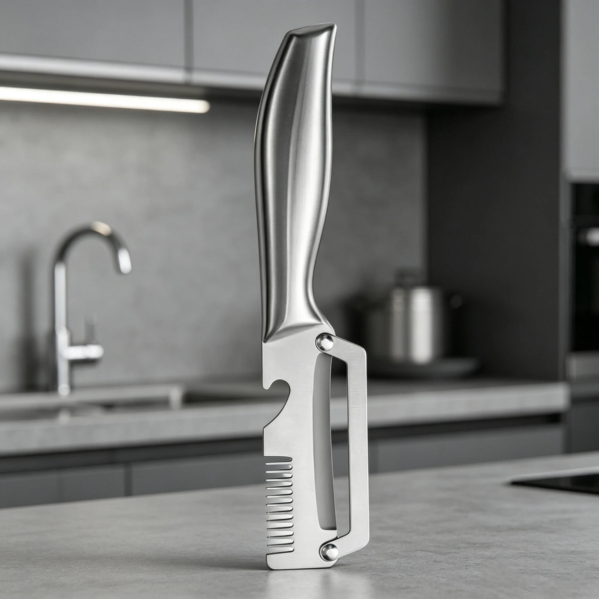 Stainless Steel Vegetable Peeler – Non-Slip Multi-Use Kitchen Tool Vegetable Peeler Axl 1pcs A
