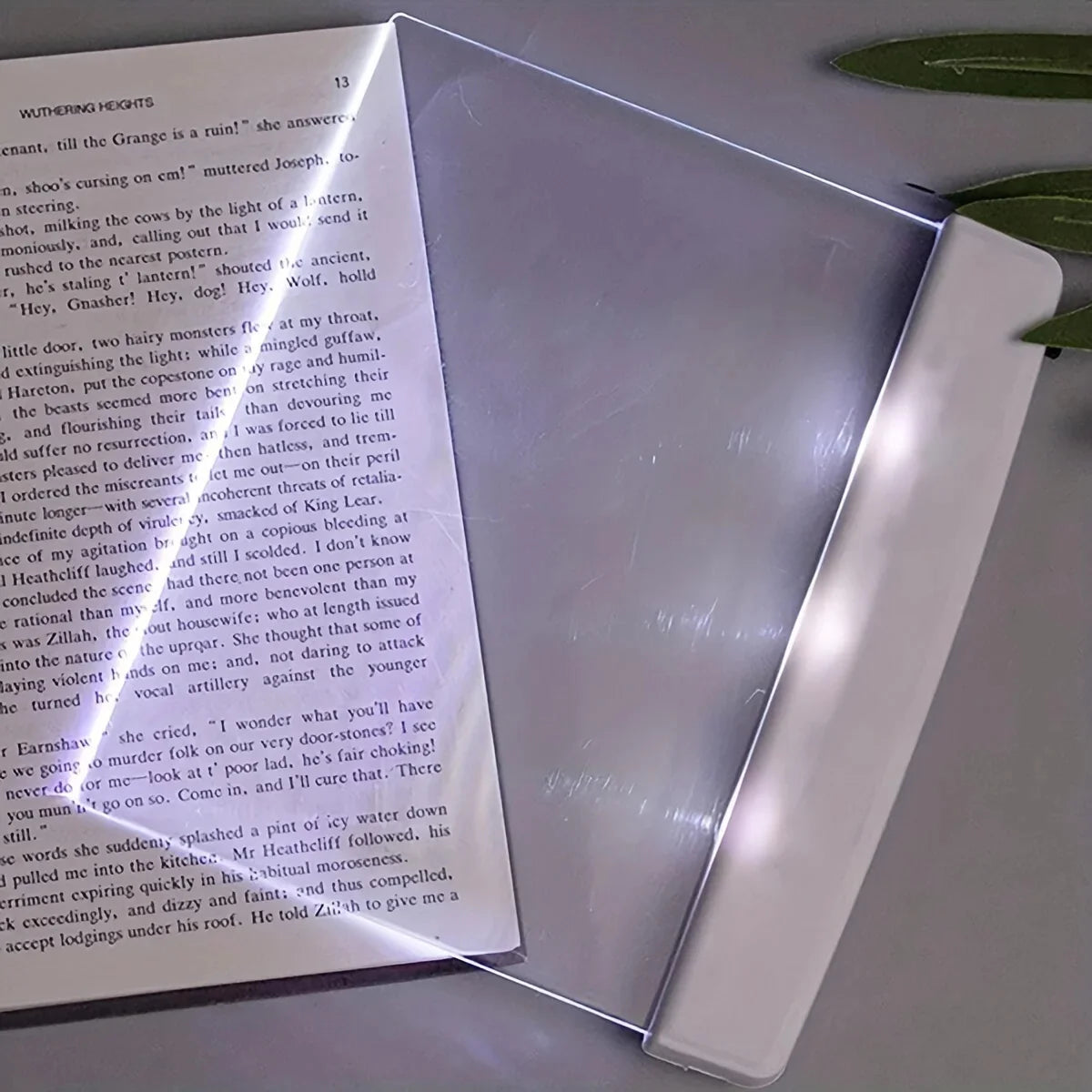 LED Full Page Book Light – Dimmable, 3 Colors & Timer LED Book Light Axl