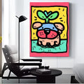 Colorful Dogs HD Canvas Wall Art Print – Unframed Home Decor Canvas Wall Art Axl Black11 21X30cmFrameless