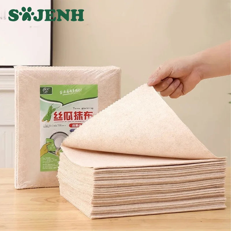 5-Pack Luffa Magic Cleaning Cloths – Non-Stick Kitchen Dishcloths Kitchen Cleaning Cloths Axl