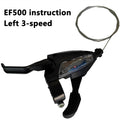 Mountain Bike Finger Shifter 21/24/27 Speed – Aluminum Alloy Bike Gear Shifter Axl 3-speed
