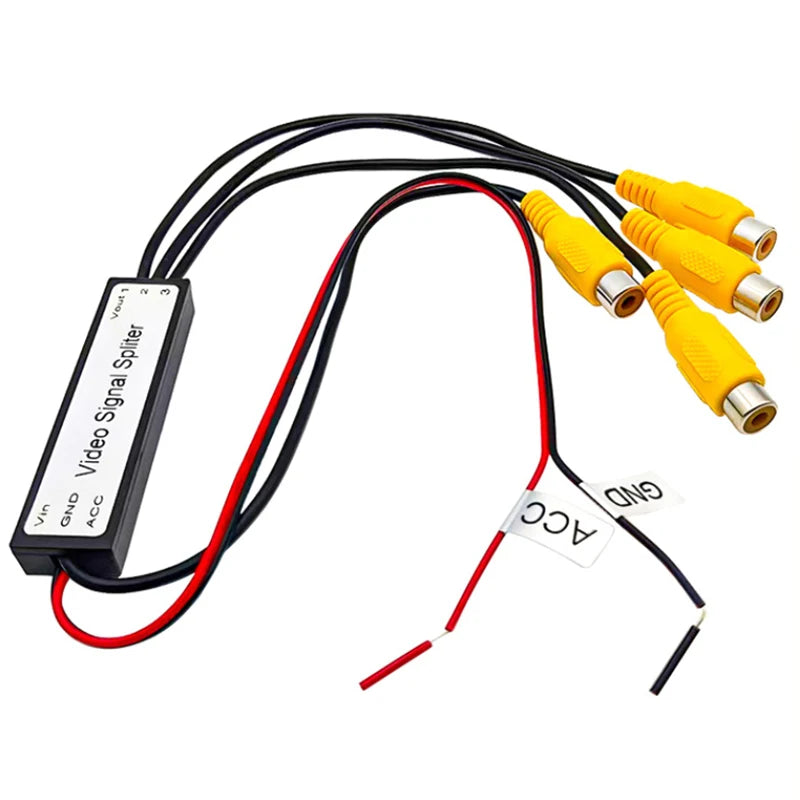 CVBS & AHD 720P Car Video Splitter – 1 In 3 Out Booster Car Video Splitter Axl