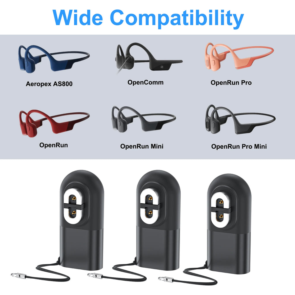 Magnetic USB-C Charger Adapter for Shokz AS800 S803 S810 AS700 Earphone Charging Adapter Axl