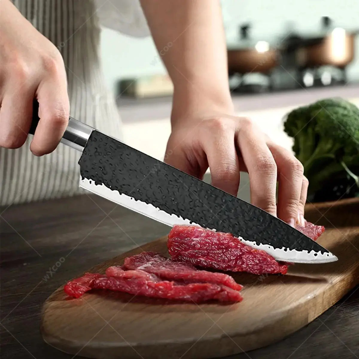 WXCOO 6-7 Piece Kitchen Knife Set | Stainless Steel Chef Knives Kitchen Knife Set Axl