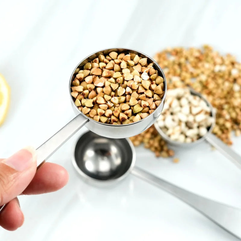 Stainless Steel Gram Measuring Spoons – 1g 3g 5g 10g Scoop Set Measuring Spoon Set Axl