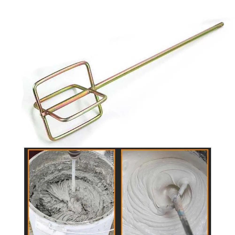 Electric Drill Mixing Paddle – Cement, Plaster & Paint Rod Drill Mixing Paddle Axl