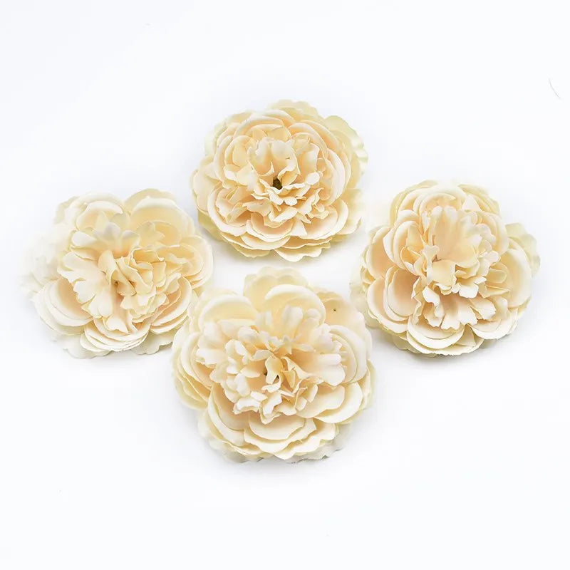 Silk Peony Artificial Flower Heads 5/10 Pcs – Wedding & Home Decor Artificial Silk Flowers Axl 1 10pieces