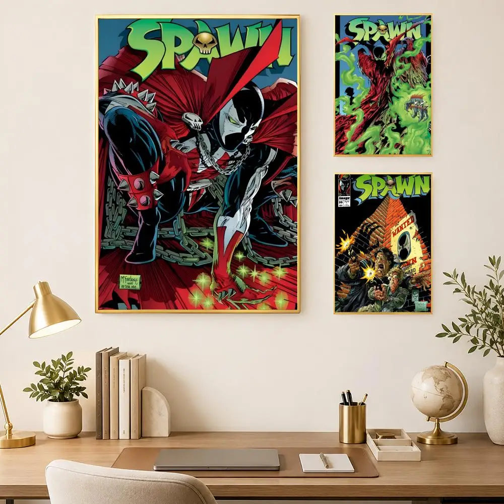 Spawn HD Self-Stick PVC Wall Poster – Waterproof Home Decor Wall Art Poster Axl