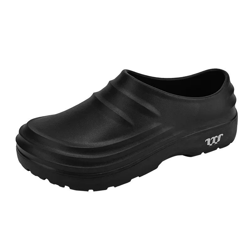 Anti-Slip Oil-Proof Chef Clogs – Men's Slip-On Work Shoes Chef Work Clogs Axl black 40