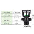 360° Rotating Garden Sprinkler | 1/2" Thread Lawn Watering Nozzle Garden Sprinkler Axl 10cps