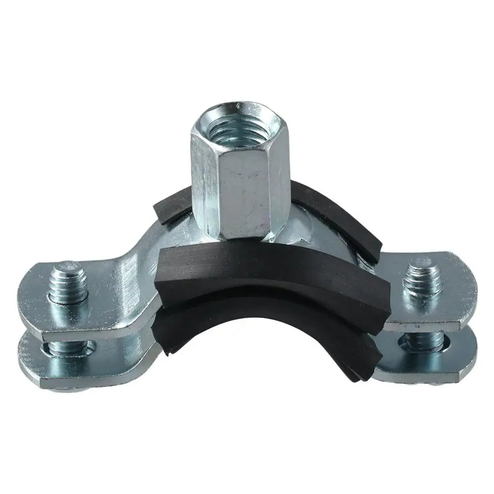 2-Pack M8 Adjustable Pipe Support Clamps – Galvanized & Rubber Pipe Support Clamp Axl 63mm