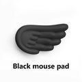 Angel Wing Memory Foam Keyboard & Mouse Wrist Rest Set Wrist Rest Set Axl black-B-1pcs