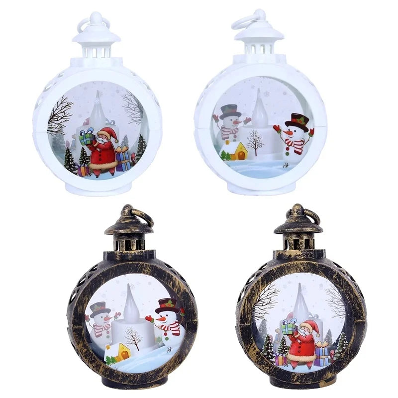 Christmas Round Wind Light – Festive Home Decor Ornament Christmas Decoration Axl