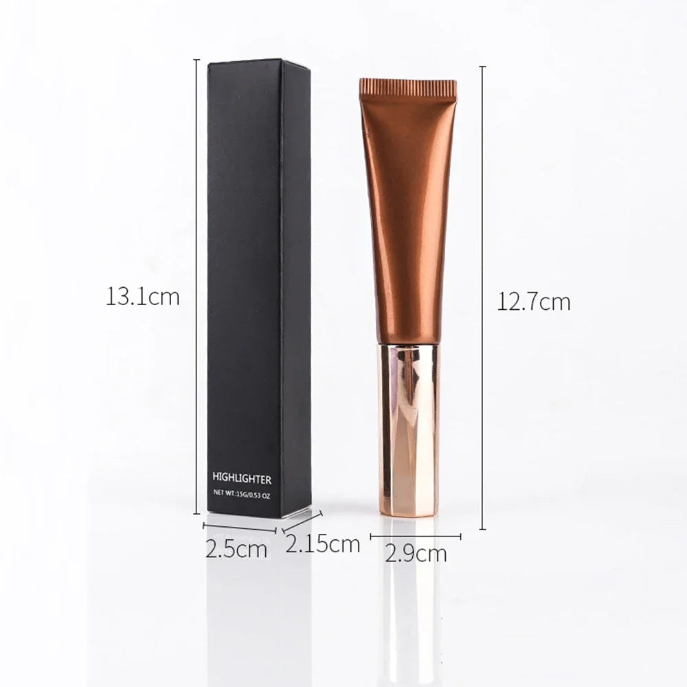 Vegan Liquid Highlighter Shimmer Bronzer – Pearlescent Glow Liquid Highlighter Axl