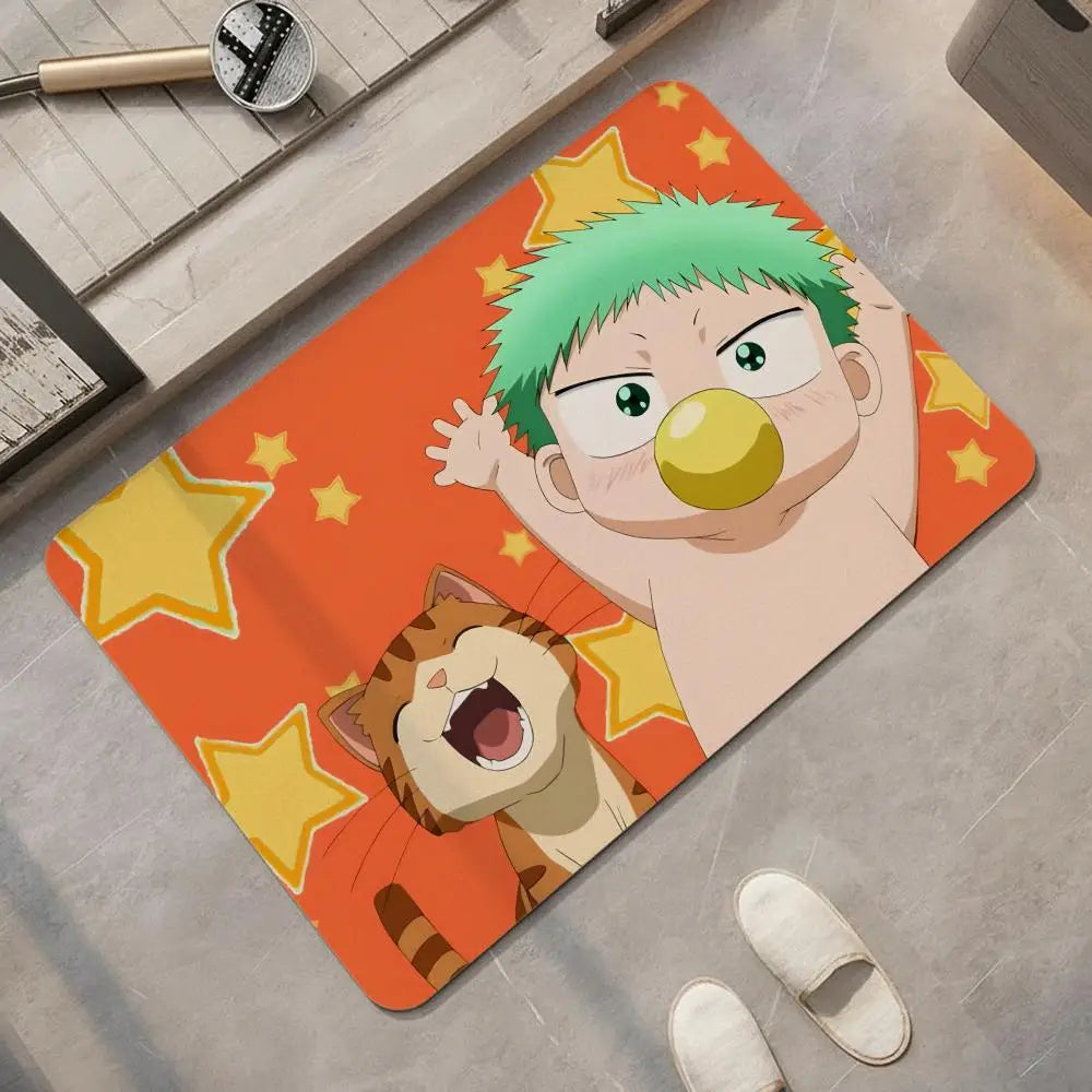 Anime Beelzebub Diatomite Bath Mat – Quick Dry & Non-Slip Diatomite Bath Mat Axl