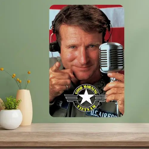 Good Morning Vietnam Classic Movie Metal Poster Sign Metal Wall Sign Axl aluminum sign aluminum 40x30cm