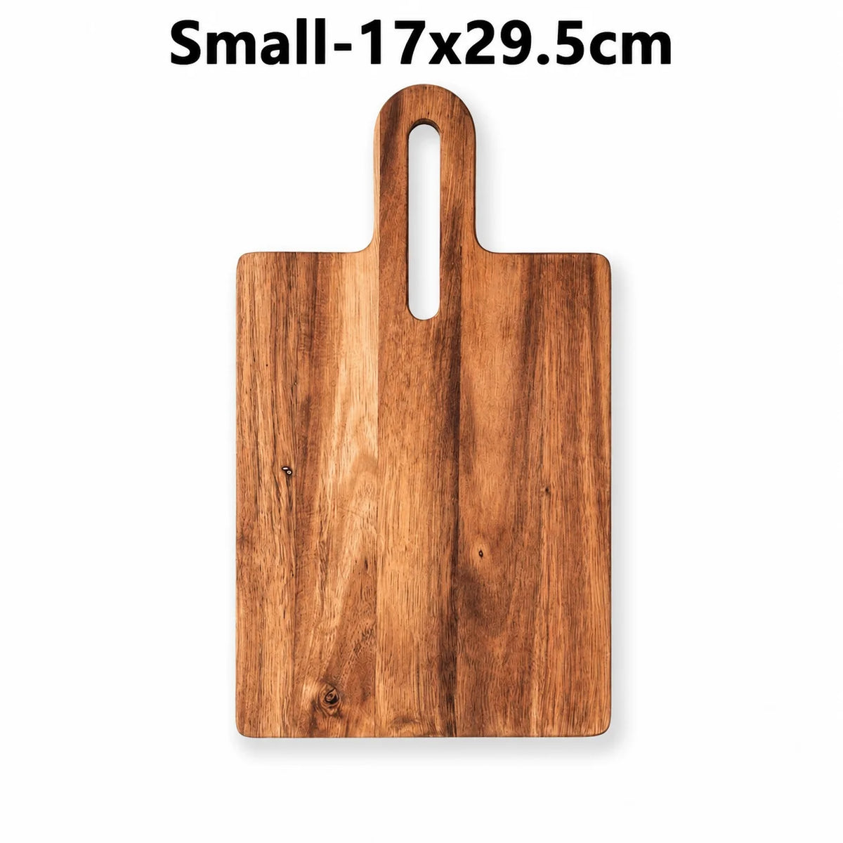 Wooden Cutting Board with Handle – Pizza & Cheese Serving Tray Wood Cutting Board Axl Small-17x29.5cm
