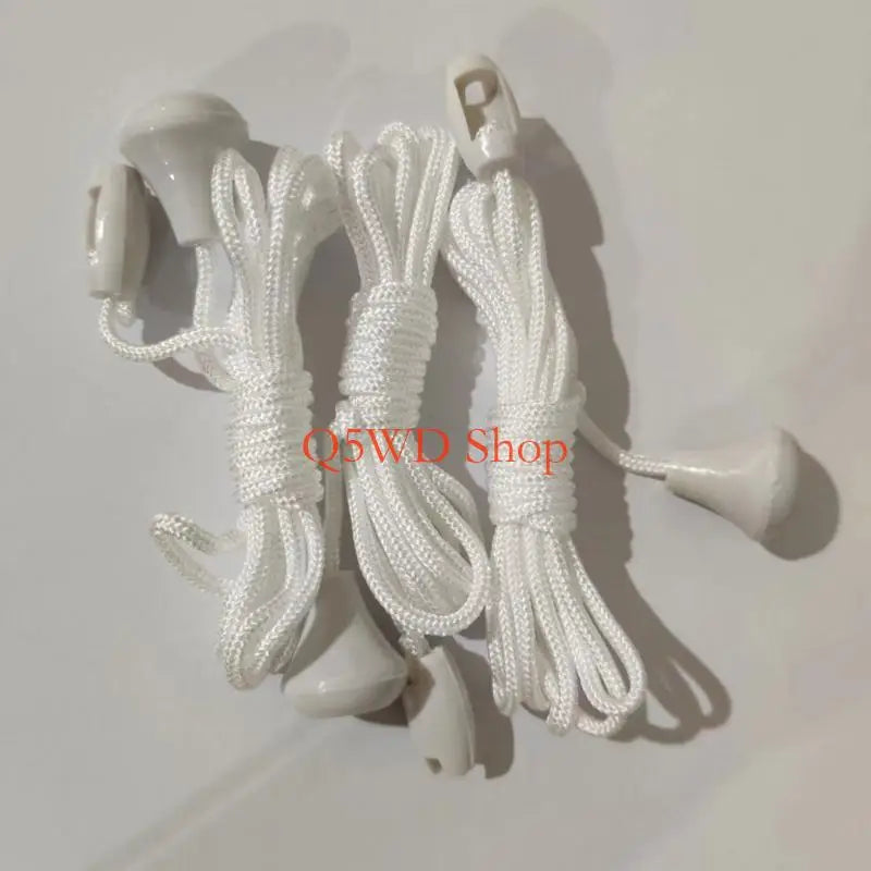 10-Pack Nylon Light Pull Cord 1.5m with Connector – Ceiling Switch Pull Cord Replacement Axl