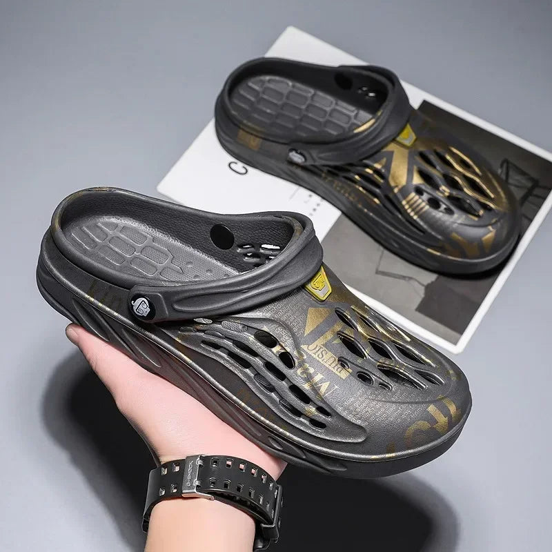 Men's Slip-On Clogs – Breathable Casual Garden Sandals Men's Clogs Sandals Axl