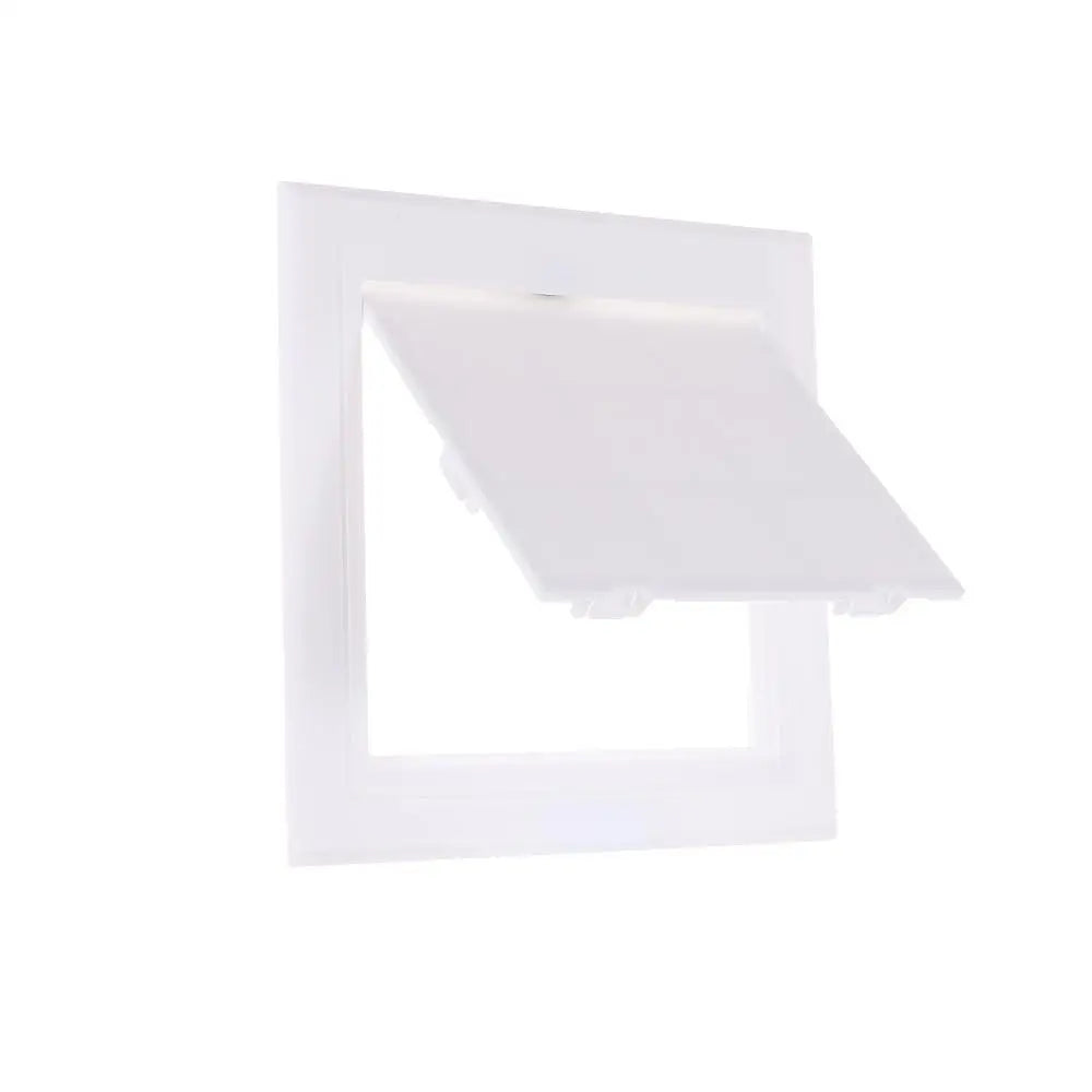 White Hinged Access Hatch Panel – ABS Plastic Wall & Ceiling Access Hatch Panel Axl 150x150mm