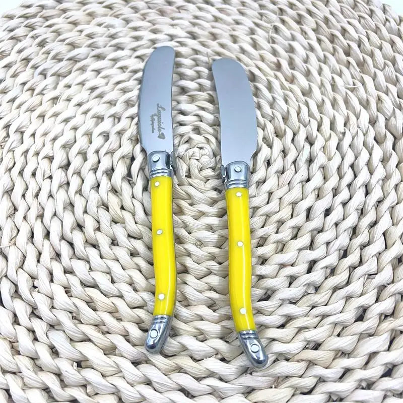 Laguiole Butter & Cheese Spreader Knife Set | Stainless Steel Cheese Spreader Set Axl
