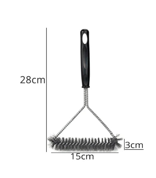 Leeseph Bristle-Free BBQ Grill Brush | Stainless Steel Cleaner BBQ Grill Brush Axl H