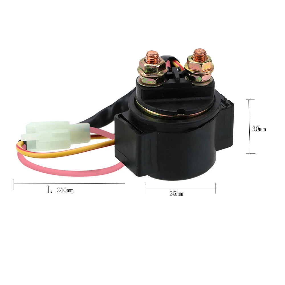 12V Starter Relay Solenoid – GY6 125cc Scooter ATV & Kart Starter Relay Solenoid Axl