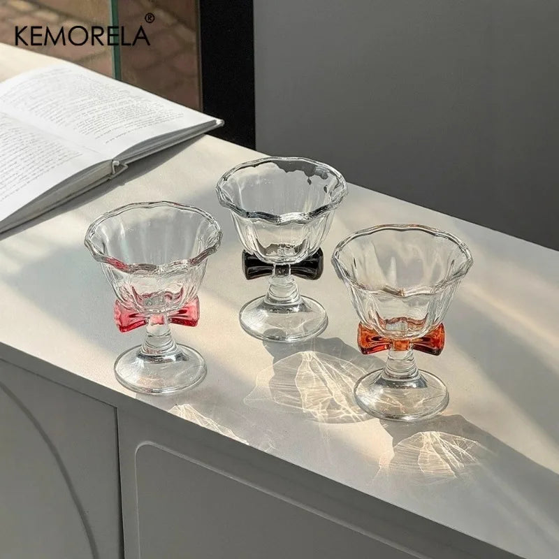 Bowknot Champagne Flute | Cocktail & Dessert Glass for Parties Champagne Flute Glass Axl
